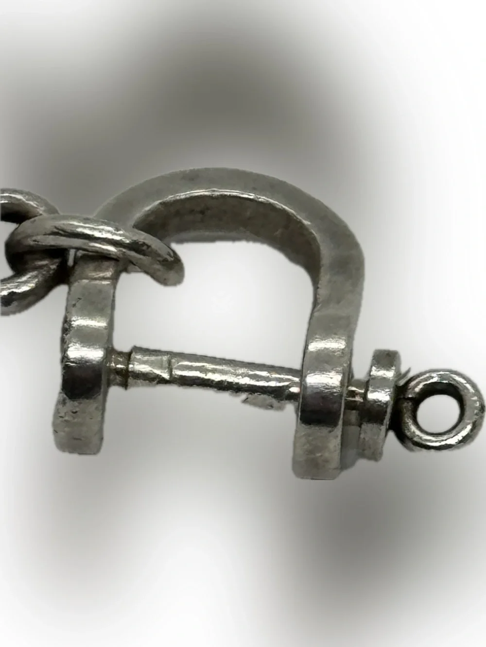 Vintage Tiffany & Co Sterling Silver 925 Double Shackle  Connector Charm 34.6g - Picture 7 of 8